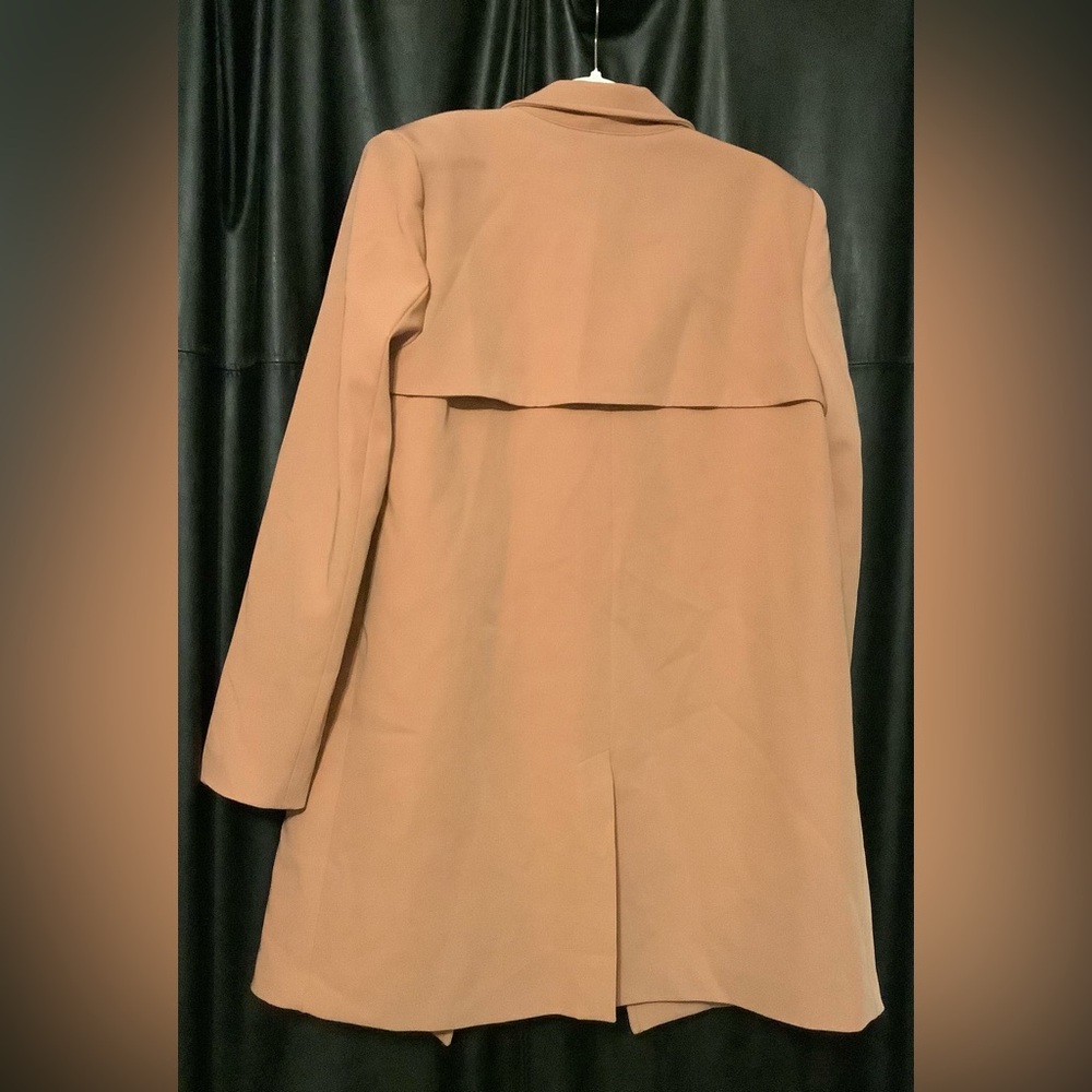 Mural Camel Trench Coat - Picture 2 of 8